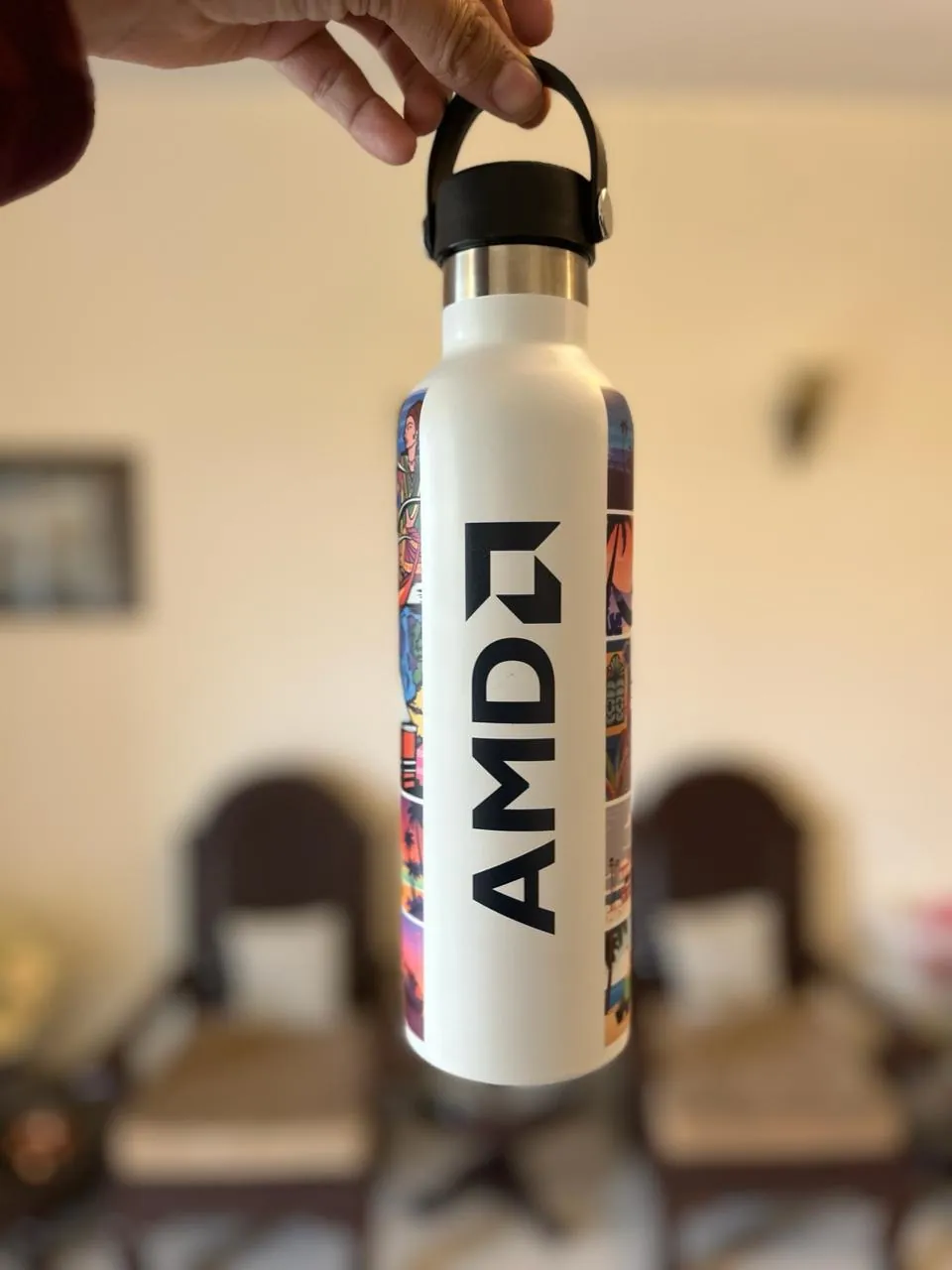 AMD steel bottle