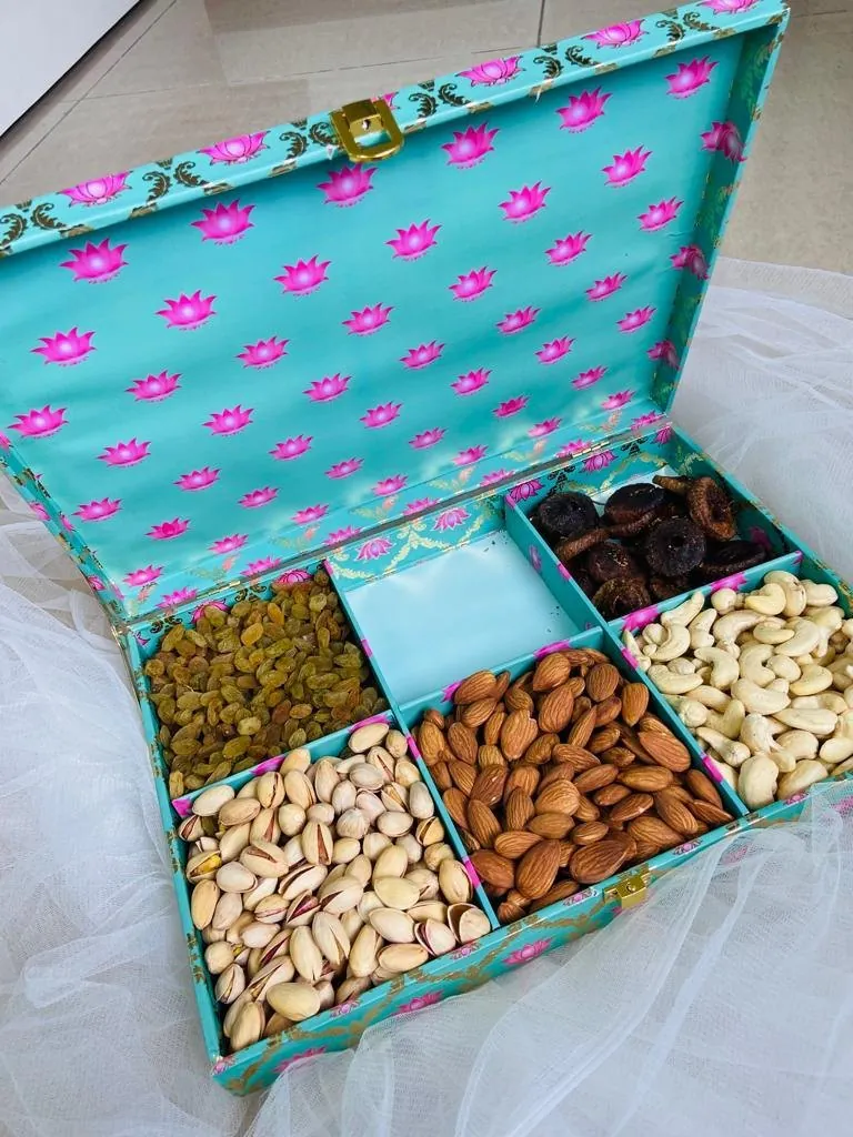 Printed dry-fruit hamper