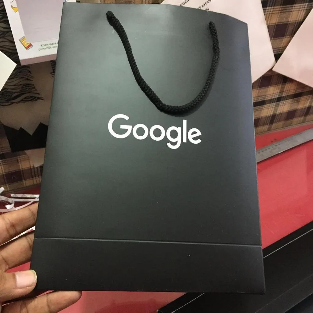 Paper bags for Google