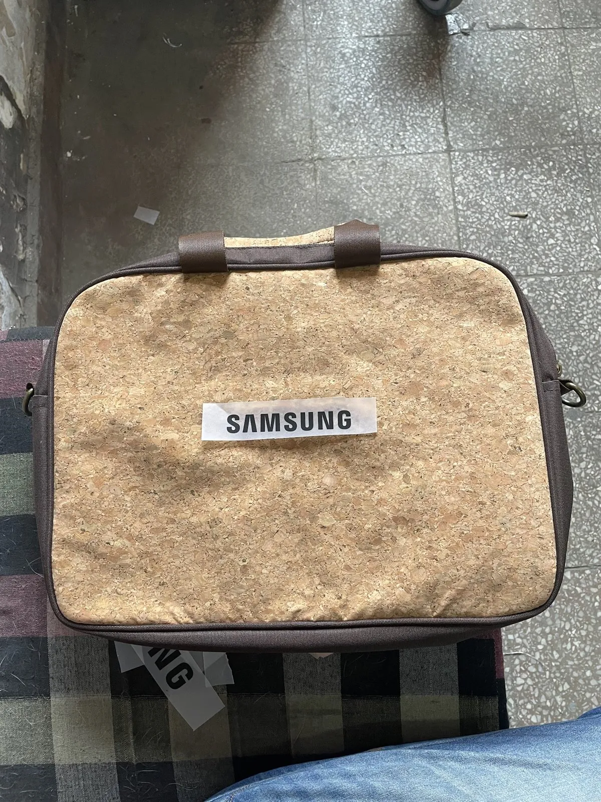Cork laptop bag, Samsung