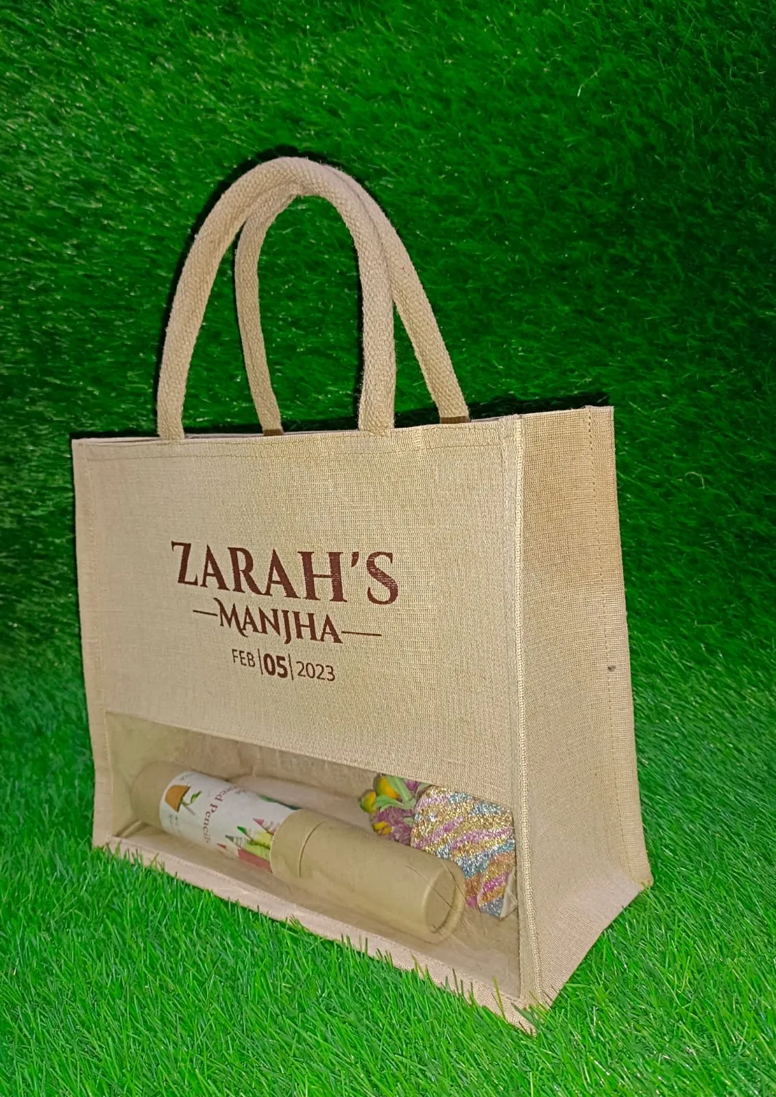Jute favour bags